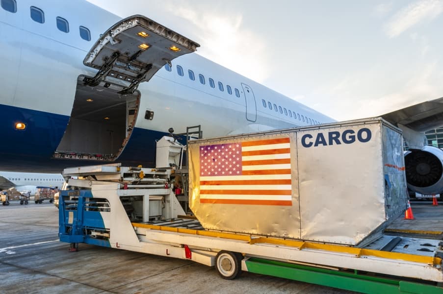 Cargo aircraft loading